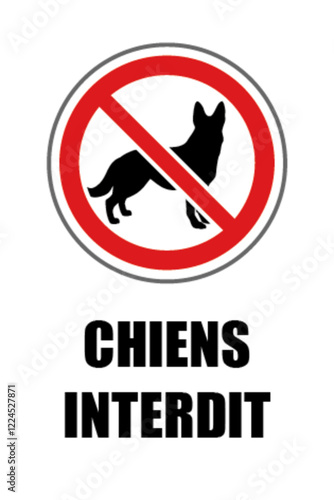 Chiens interdit