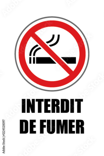 Interdit de fumer