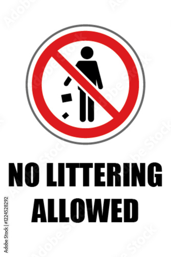 Free Download no littering allowed - GFXLoad
