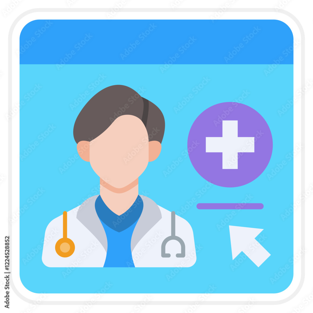 Obraz premium Online appointment Icon