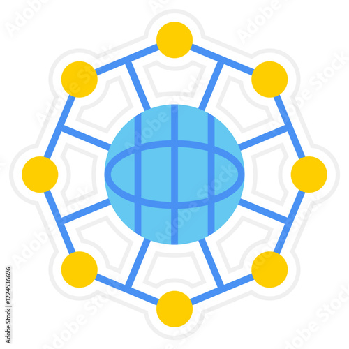 Network hub Icon