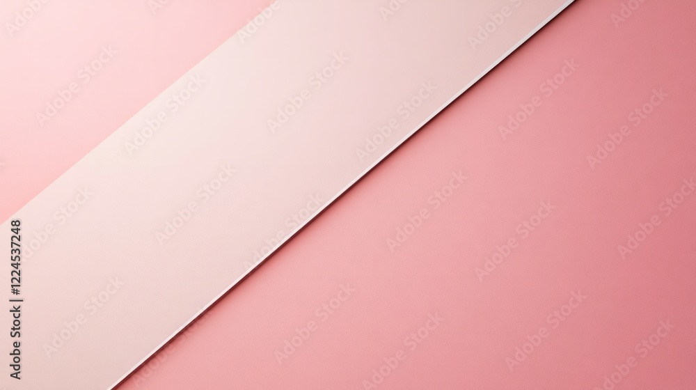 Minimalistic light pink background with a thin diagonal white line running across Minimalistic light pink background with a thin diagonal white line running across