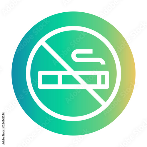 no smoking room Gradient icon