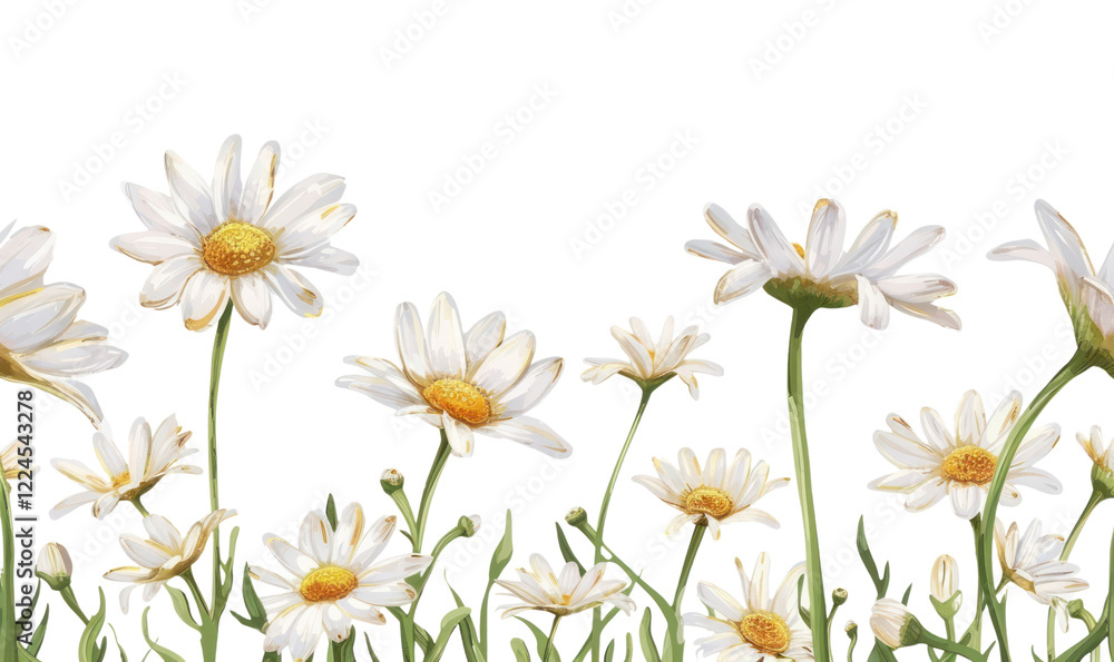 Fototapeta premium PNG Daisy daisy backgrounds flower.