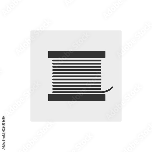 Electrical Cable  icon isolated on white background.