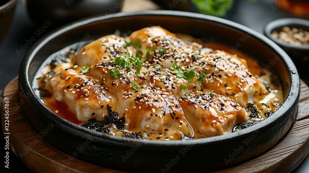 Chicken mentai with chicken meat cheese and seaweed food menu Chicken mentai with chicken meat cheese and seaweed food menu