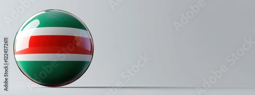 Suriname Flag Sphere Graphic Design: A 3D Render of the National Flag Free Download Suriname Flag Sphere Graphic Design: A 3D Render of the National Flag - GFXLoad