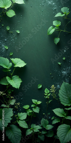 Frame of flowers and plants for invitation, greeting or congratulation