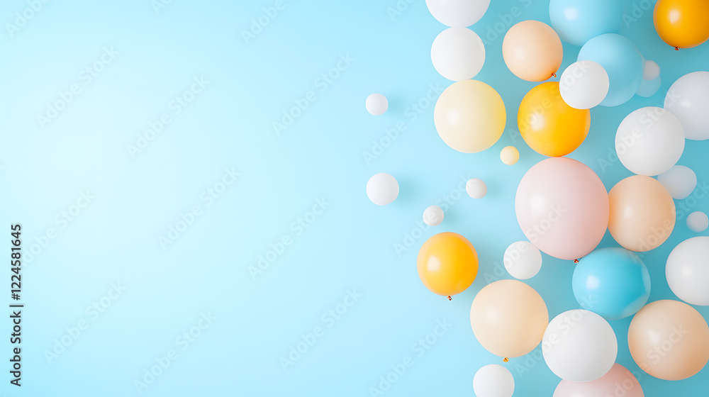Close-up of colorful balloons arranged in a dynamic composition, showcasing vibrant colors, celebration, and festive joy.
Close-up of colorful balloons arranged in a dynamic composition, showcasing vibrant colors, celebration, and festive joy.