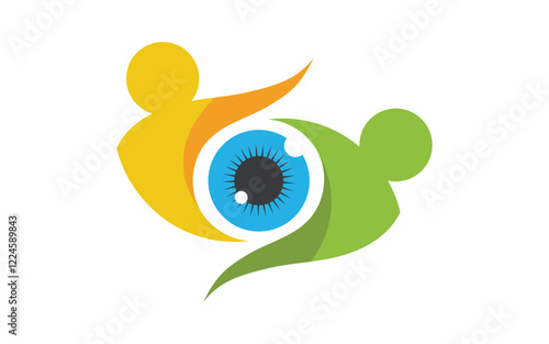 Branding Identity Corporate Health Eye Care vector Logo design