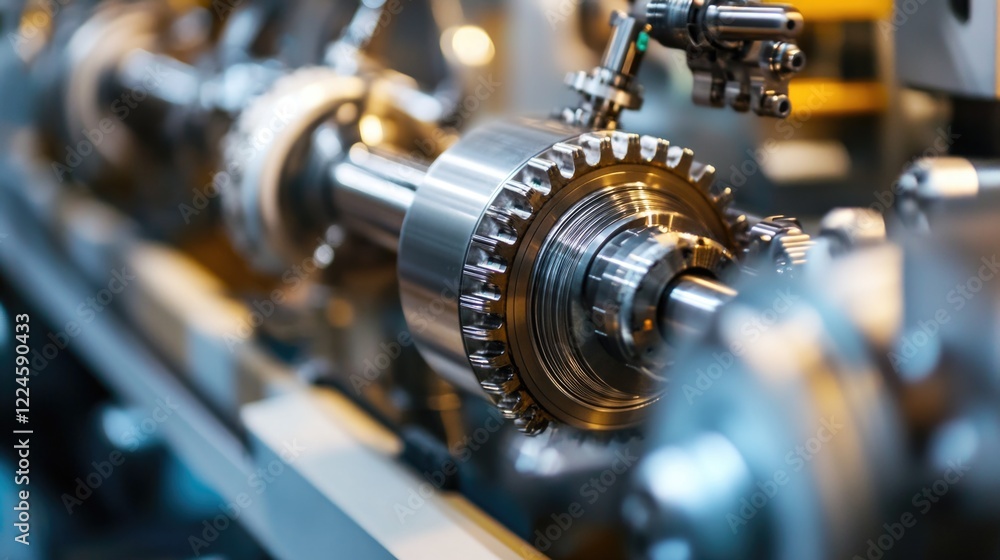 Machine Gears Close Up Machine Gears Close Up