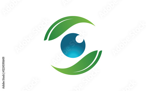 Branding Identity Corporate Health Eye Care vector Logo design