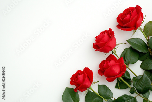 Beautiful Roses Creating a Soft Symmetry - Ideal for Floral Designers and Wedding Planners