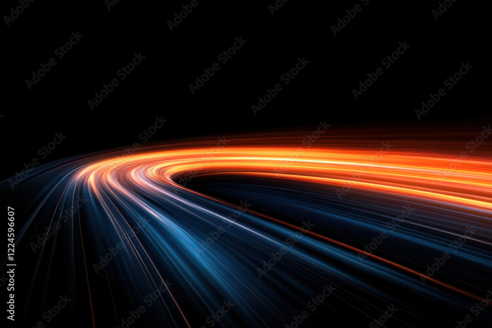 Dynamic Light Trails Background Dynamic Light Trails Background