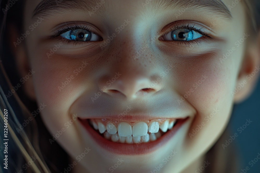 Child's Face with Blue Eyes Child's Face with Blue Eyes