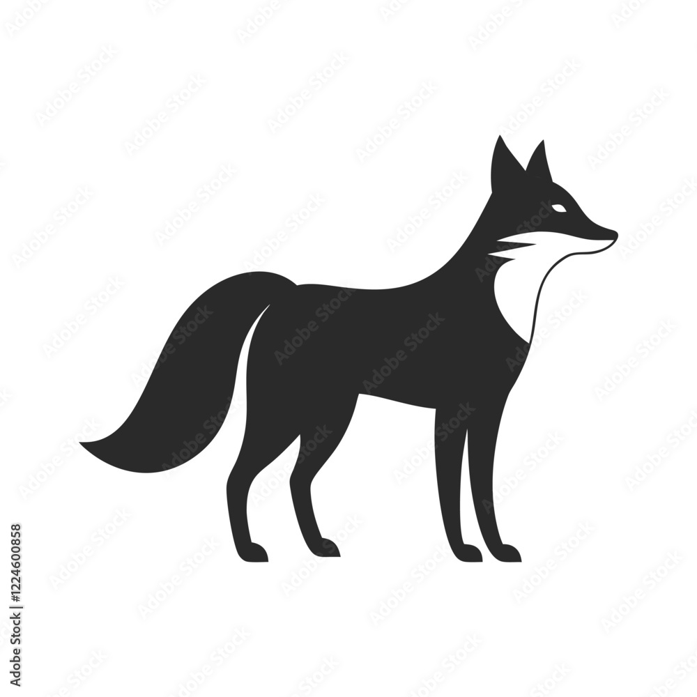 fox silhouette vector art illustrator fox silhouette vector art illustrator
