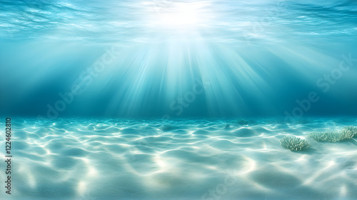 Underwater world 8K v6 360 degree, equirectangular projection, environment map. HDRI spherical panorama