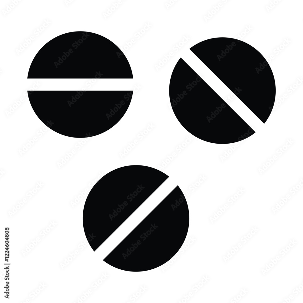 Medical Tablets icon stock illustrayion Medical Tablets icon stock illustrayion