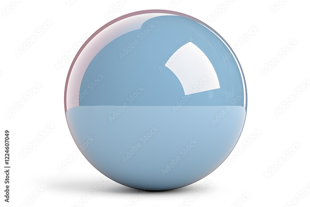 Color glass ball, isolated on a white background Color glass ball, isolated on a white background