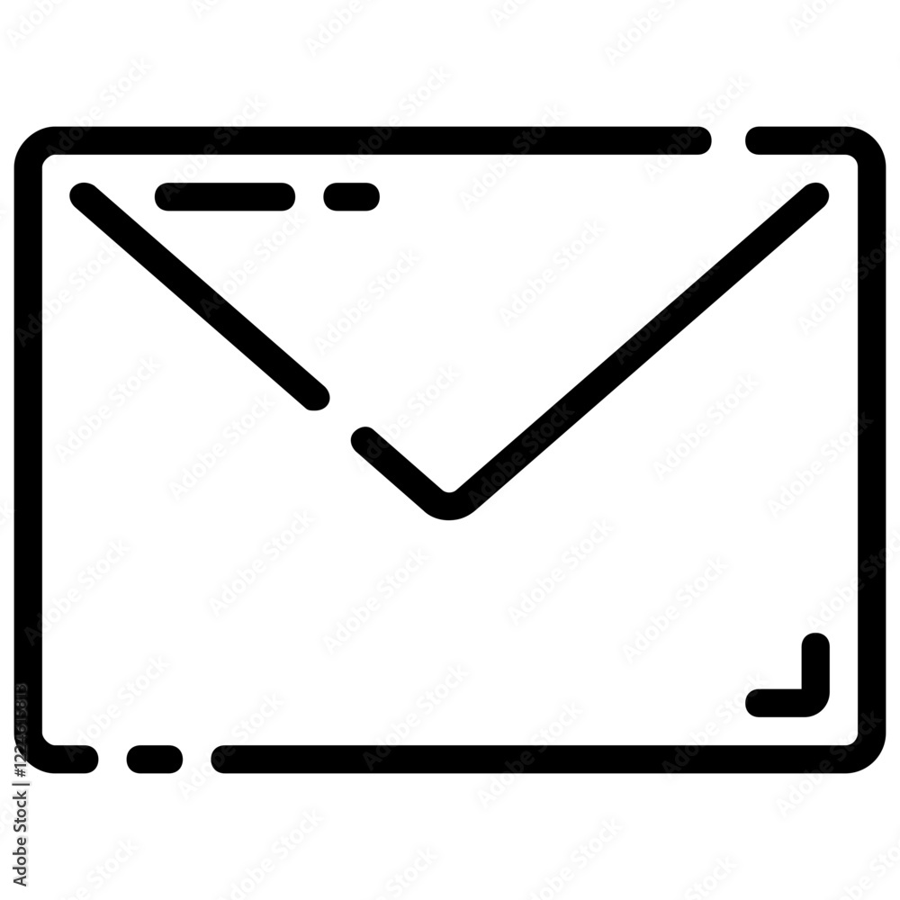 email outline vector icon email outline vector icon