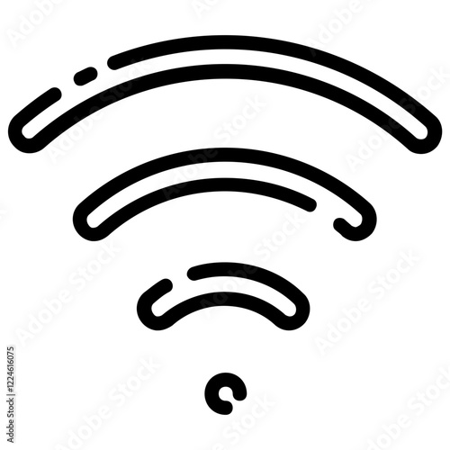 wifi outline vector icon