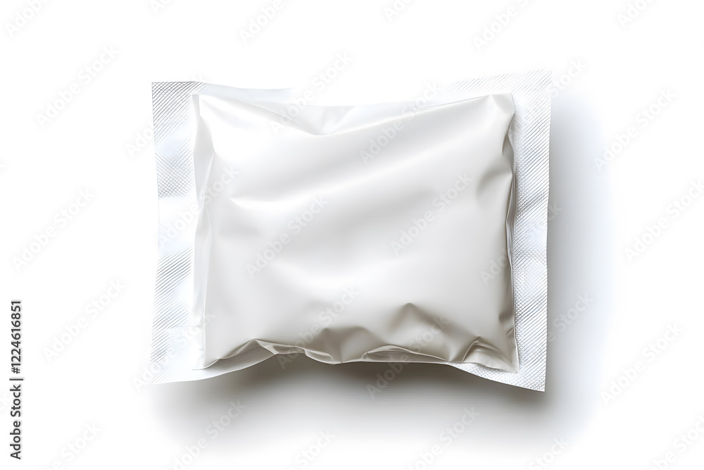 Wet Wipes Pack Mockup isolated on white Wet Wipes Pack Mockup isolated on white