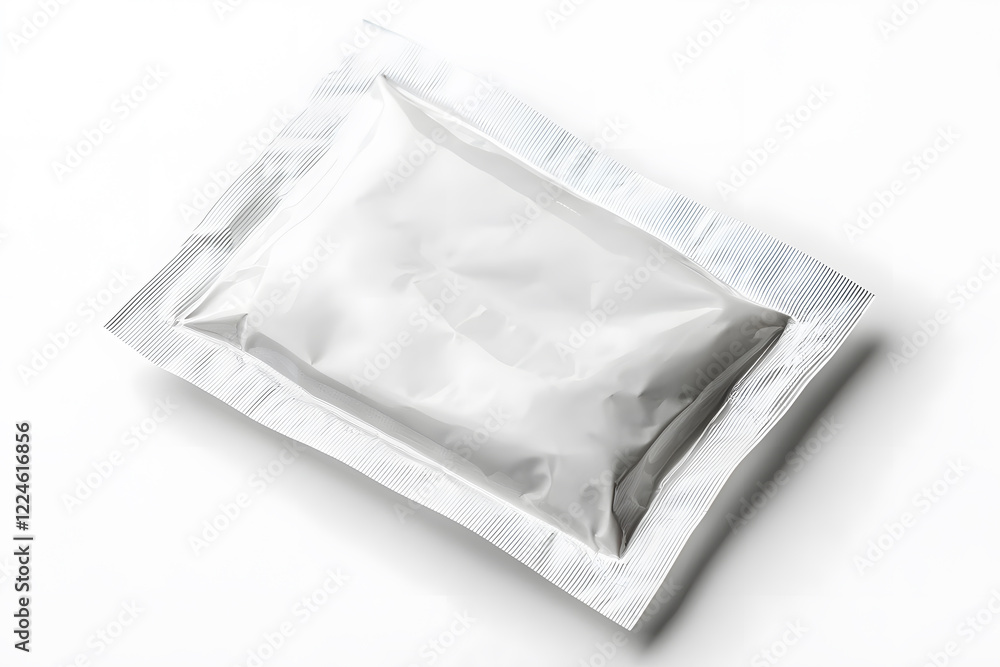 Wet Wipes Pack Mockup isolated on white Wet Wipes Pack Mockup isolated on white
