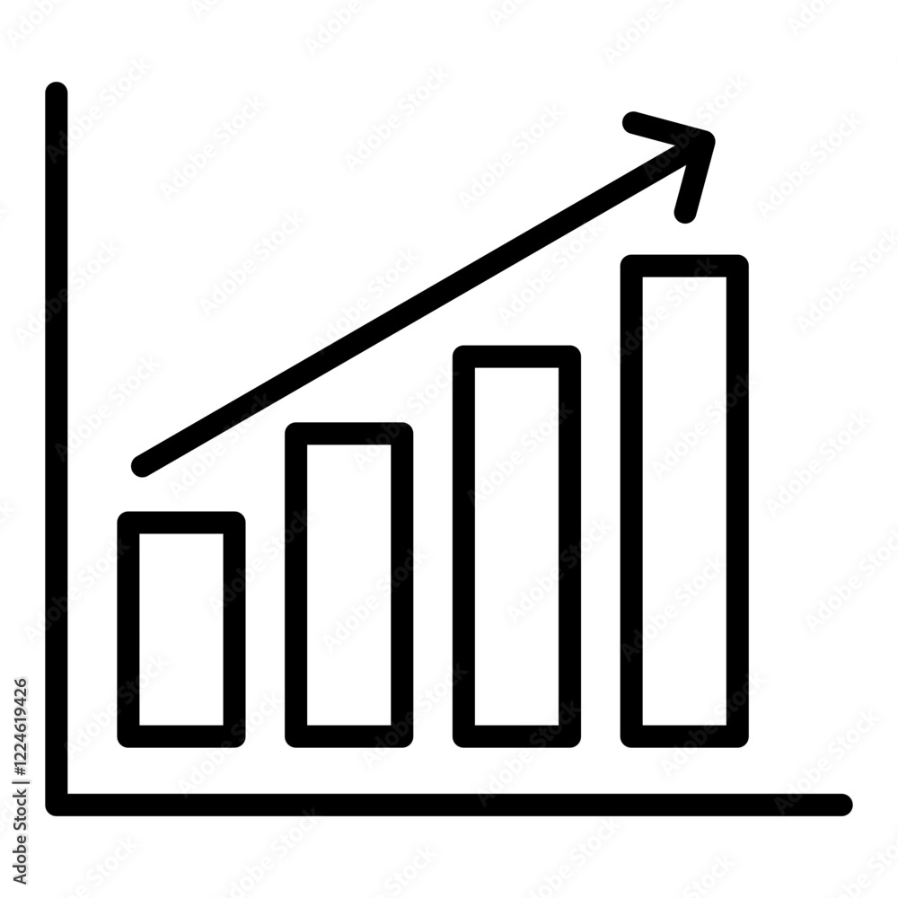 Growth Graph Icon Growth Graph Icon
