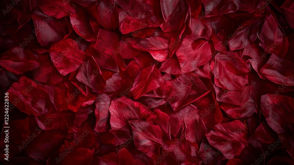 Deep Red Rose Petals Background Texture Image Deep Red Rose Petals Background Texture Image