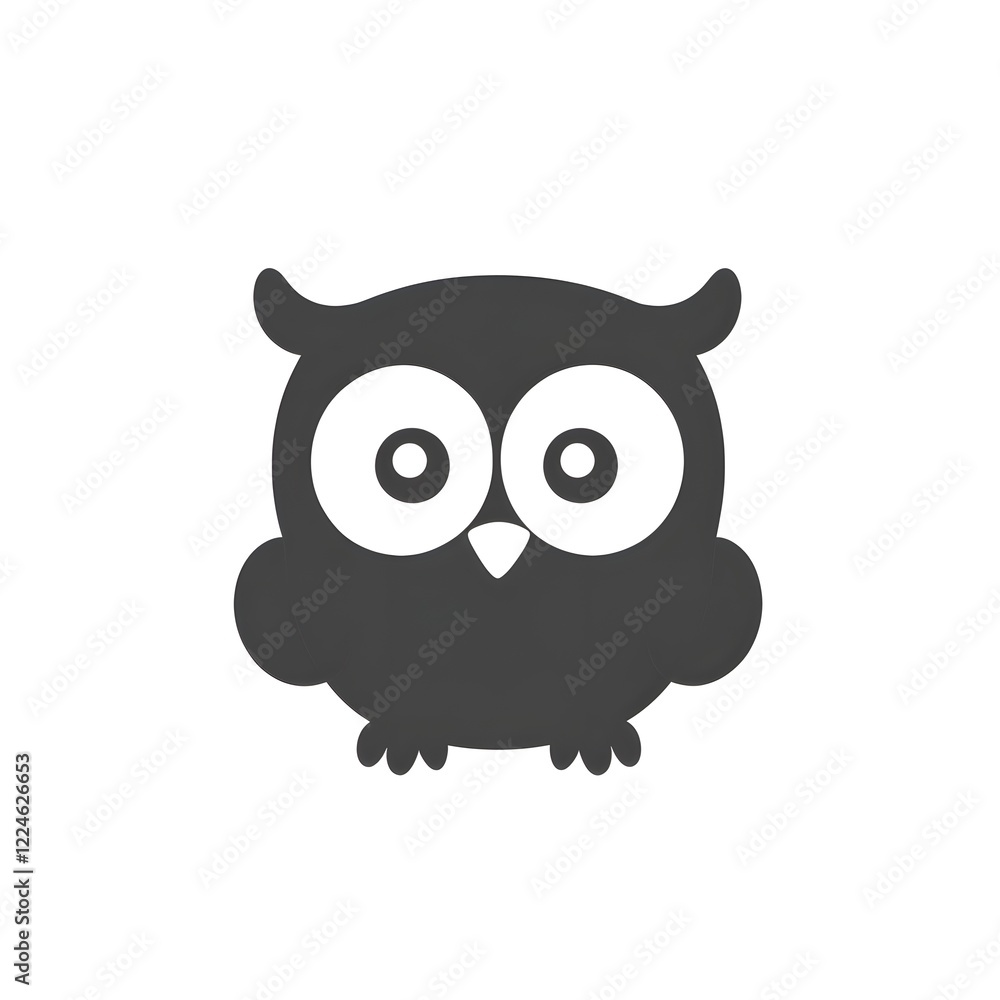 owl on white owl on white