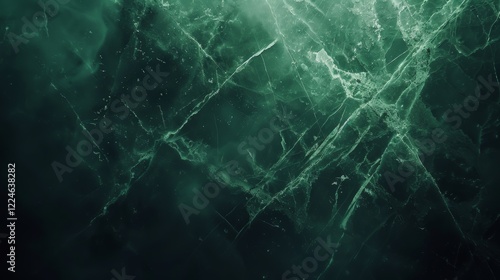 Detailed close up of a green marble surface highlighting intricate jade stone patterns and textures photo