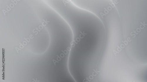 A captivating silver gradient background shows a smooth flowing texture that exudes elegance and modernity.