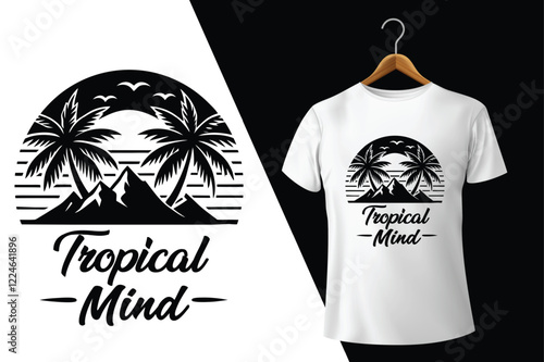 Tropical Mind T-Shirt Design 