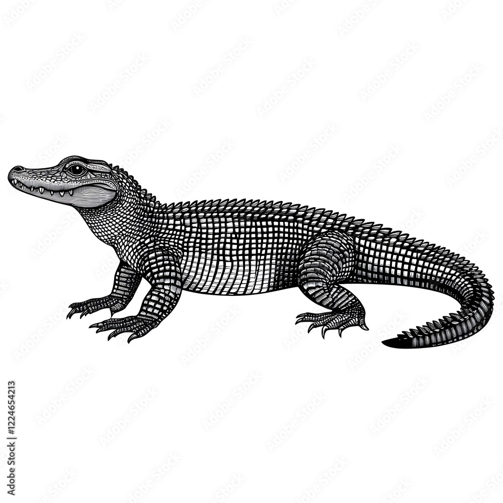 Fototapeta premium lizard on a white background