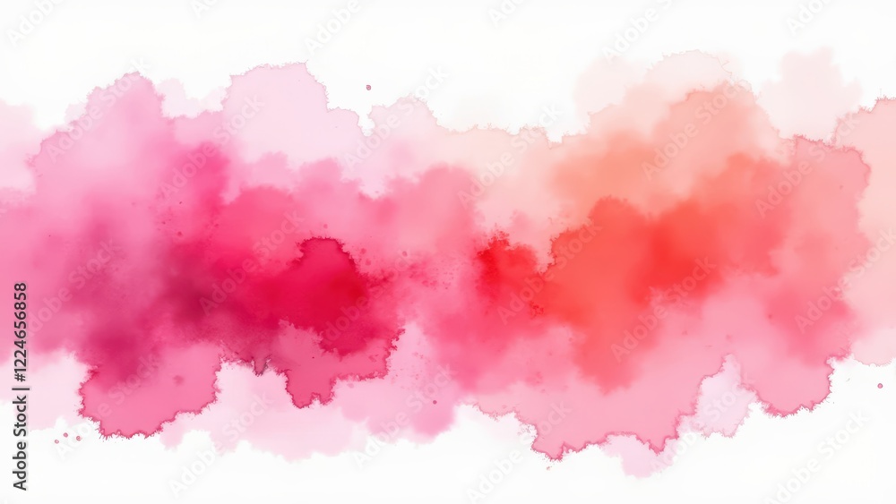 Abstract watercolor background with pink tones. Abstract watercolor background with pink tones.
