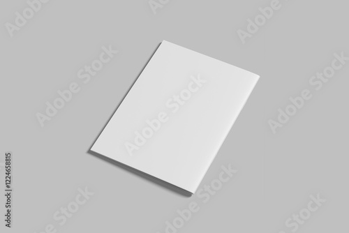 Blank a4 cover brochure catalog mockup