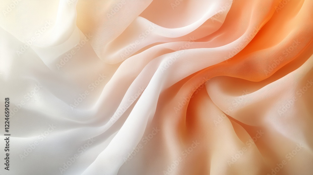 Fototapeta premium Clean business card wallpaper with pastel gradients blending softly from peach to beige, creating a calming effect 