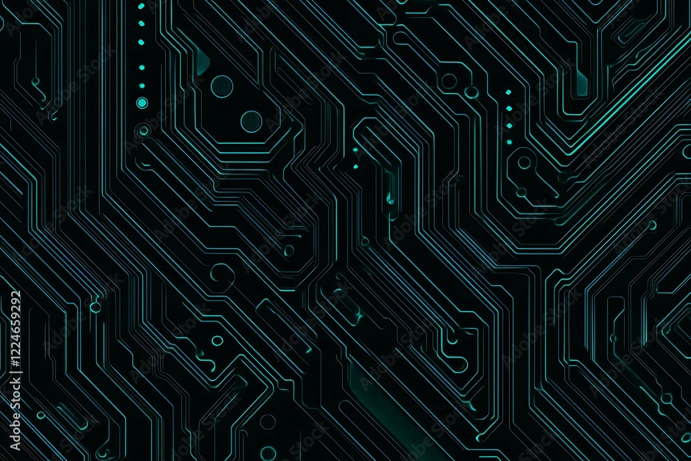 Abstract close-up of a glowing blue digital circuit board, showcasing intricate connections and technological design on a black background.
Abstract close-up of a glowing blue digital circuit board, showcasing intricate connections and technological design on a black background.