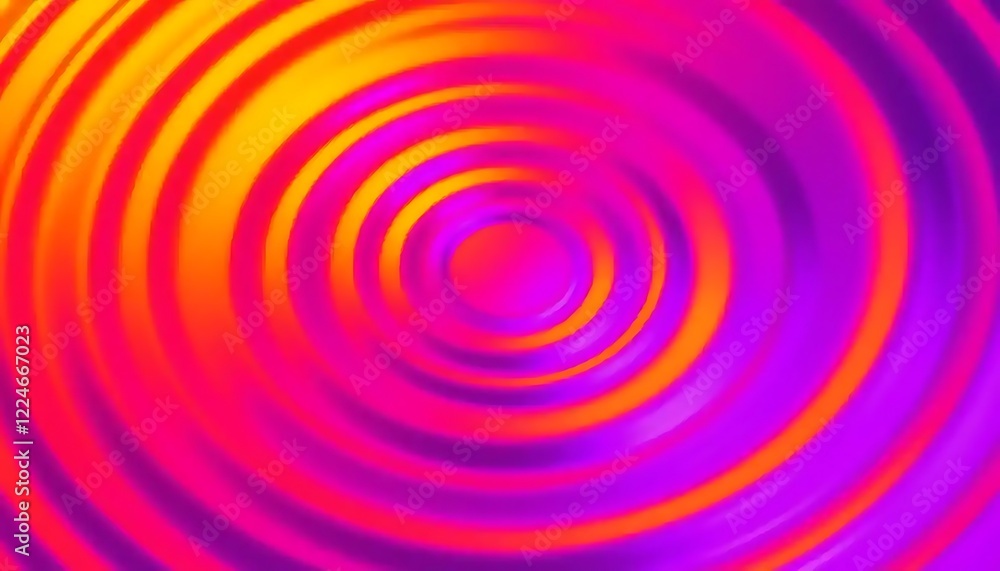 Abstract Vibrant Concentric Circles Pattern Design Abstract Vibrant Concentric Circles Pattern Design