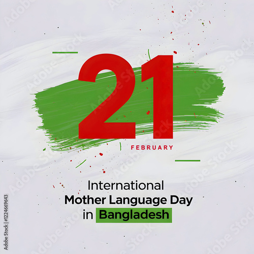 21 february international mother language day social media post design with bangladesh flag photo