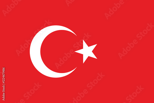 Flag of Turkey, Türkiye'nin ulusal bayrağı, symbolizing the national identity and cultural heritage of Turkey