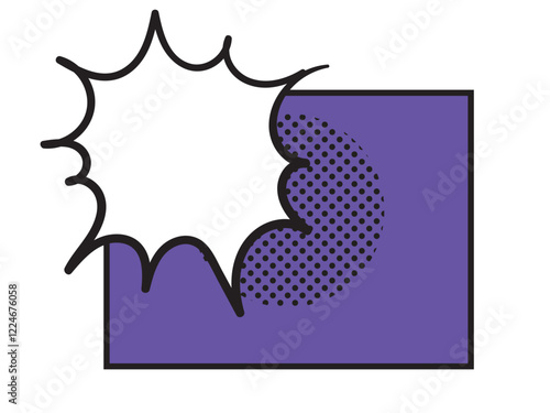 flat design comic style background pop art