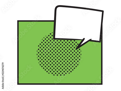 flat design comic style background pop art
