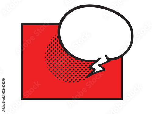 flat design comic style background pop art