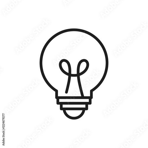 A sleek and elegant light bulb icon is a powerful symbol representing creativity and inspiration within the fields of renovation and construction, serving as an embodiment of modern design principles