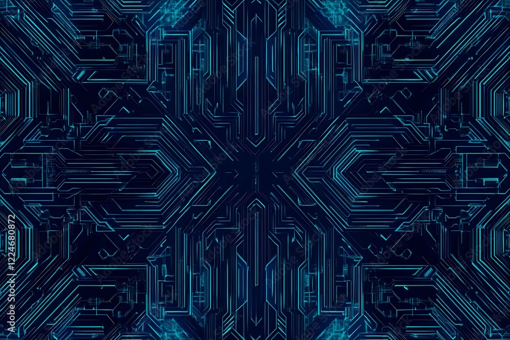 Abstract close-up of a glowing blue digital circuit board, showcasing intricate connections and technological design on a black background.
Abstract close-up of a glowing blue digital circuit board, showcasing intricate connections and technological design on a black background.