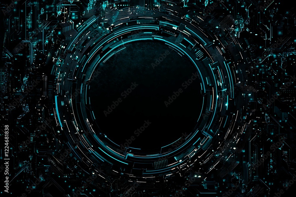 Abstract close-up of a glowing blue digital circuit board, showcasing intricate connections and technological design on a black background.
Abstract close-up of a glowing blue digital circuit board, showcasing intricate connections and technological design on a black background.