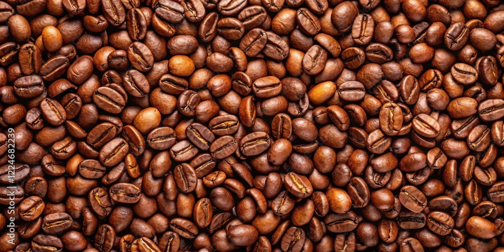 Roasted Coffee Beans Background Texture A Close-Up View of Aromatic Coffee Beans Roasted Coffee Beans Background Texture A Close-Up View of Aromatic Coffee Beans