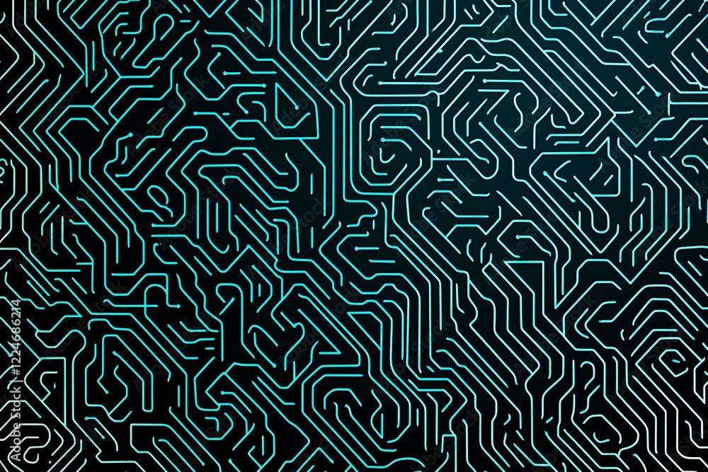 Abstract close-up of a glowing blue digital circuit board, showcasing intricate connections and technological design on a black background.
Abstract close-up of a glowing blue digital circuit board, showcasing intricate connections and technological design on a black background.
