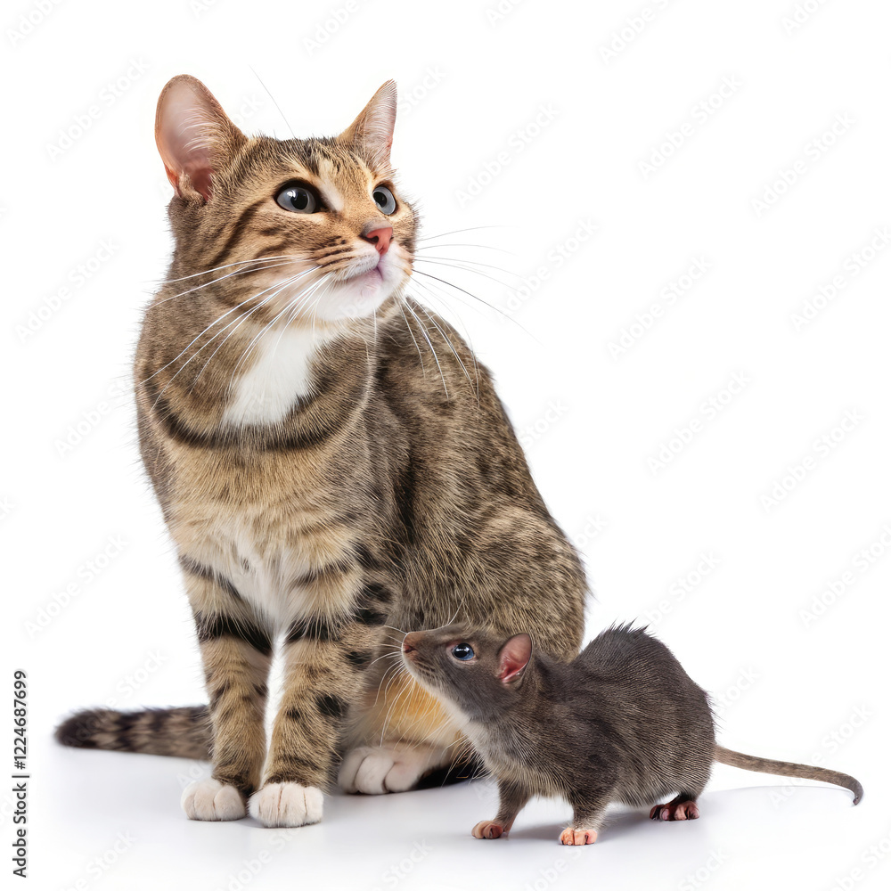 Fototapeta premium cat and mouse